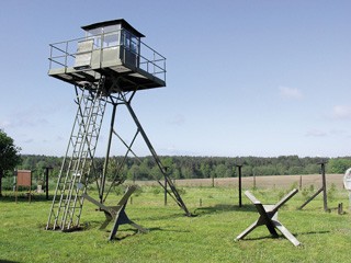 Wachturm an der Grenze zu Tschechien